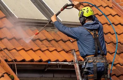 Démoussage et hydrofuge de toiture à Juvignac